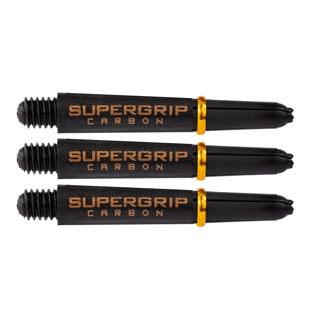Harrows Supergrip Carbon Extra Strong Dart Stems Shafts Gold Short length variant image