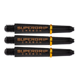 Harrows Supergrip Carbon Extra Strong Dart Stems Shafts Gold Short length variant image