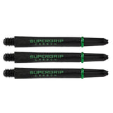 Harrows Supergrip Carbon Extra Strong Dart Stems Shafts Green Medium length variant image