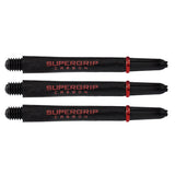 Harrows Supergrip Carbon Extra Strong Dart Stems Shafts Red Medium length variant image