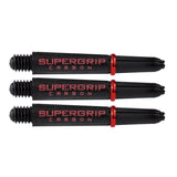 Harrows Supergrip Carbon Extra Strong Dart Stems Shafts Red Short length variant image