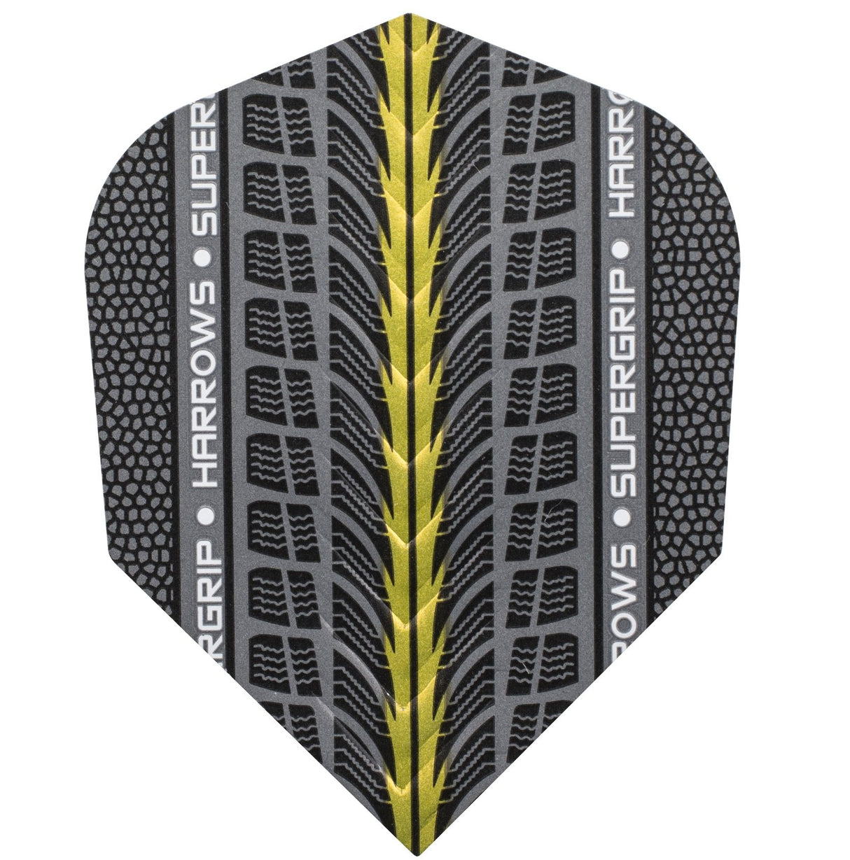 Harrows Supergrip Gold Dart Flights main image on a white background.