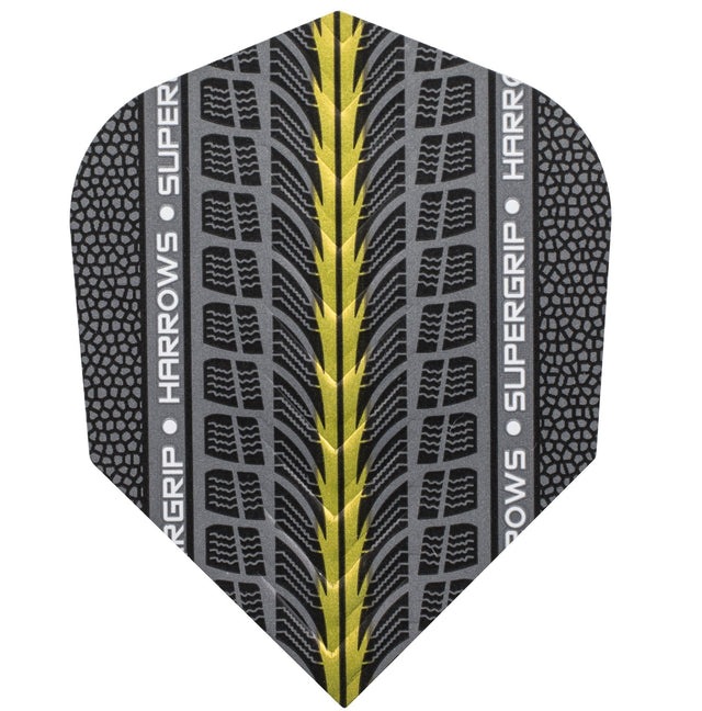 Harrows Supergrip Gold Dart Flights main image on a white background.