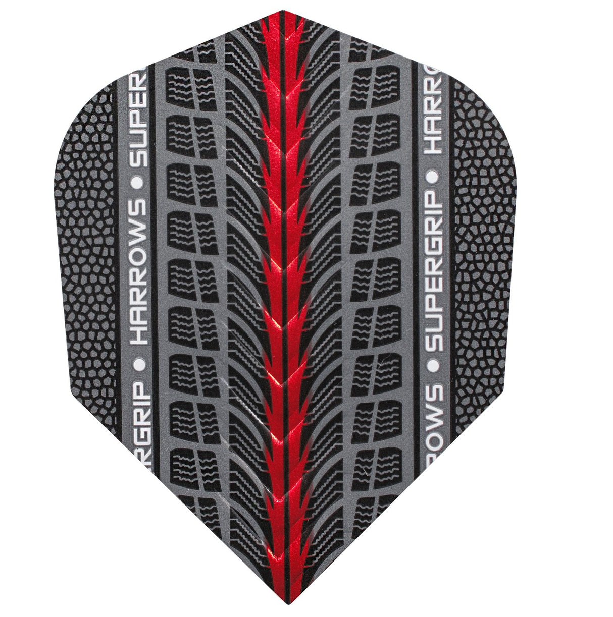 Harrows Supergrip Red Dart Flights main image on a white background.