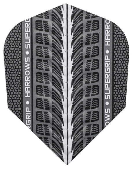 Harrows Supergrip Silver Dart Flights main image on a white background.