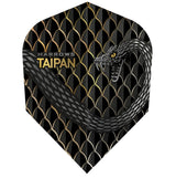 Harrows Taipan Gold Standard Dart Flights main product image showing the dart flights and product contents