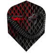 Harrows Taipan Red Standard Dart Flights main product image showing the dart flights and product contents
