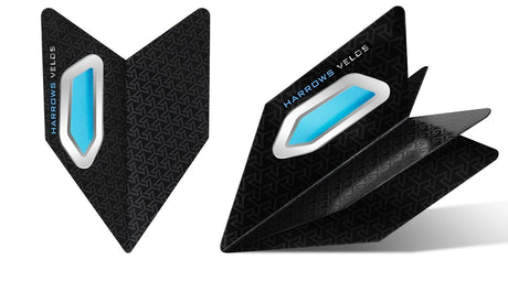 Harrows Velos Aqua Dart Flights main product image showing the flight design and product contents