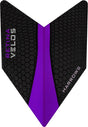 Harrows Velos Retina Purple Dart Flights main product image showing the flight design and product contents