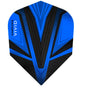 Harrows Vivid Blue Dart Flights main product image showing the flight design and product contents