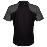 Harrows Vivid Grey and Black Dart Shirt rear view image showing the back design and shirt styling