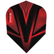 Harrows Vivid Red Dart Flights main product image showing the flight design and product contents