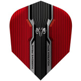 Harrows Wolfram Red Dart Flights main product image showing the flight design and product contents