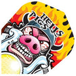 Harrows Quadro Hells Pig Dart Flights (FB2000)