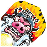Harrows Quadro Hells Pig Dart Flights (FB2000)