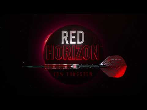 Red Horizon 90% Tungsten Steel Tip Darts by Harrows