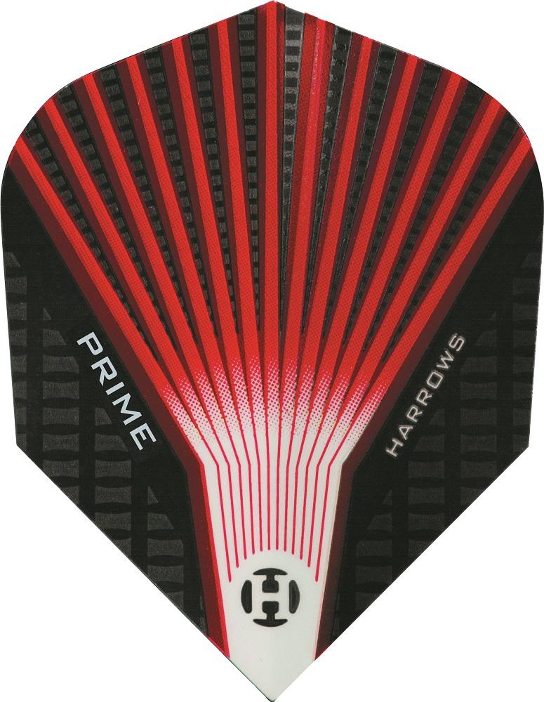 Harrows Prime Red Fan Tornado Dart Flights