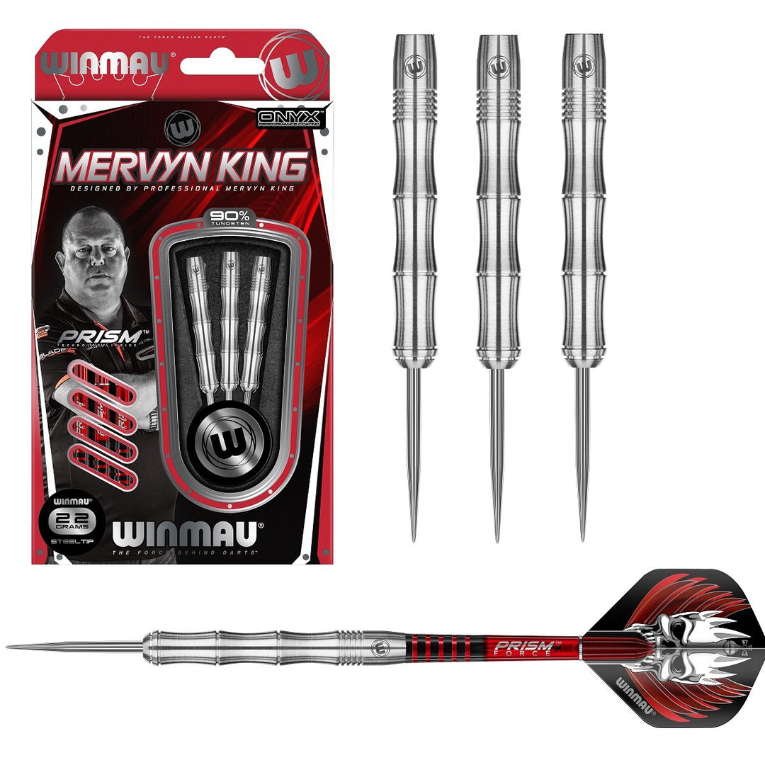 Mervyn King Tungsten Steel Tip Darts by Winmau