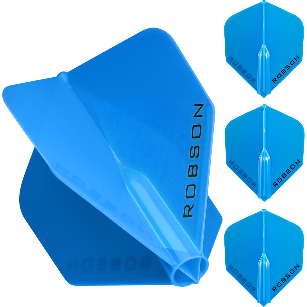 Robson Plus Dart Flights Blue No2 Standard Shape