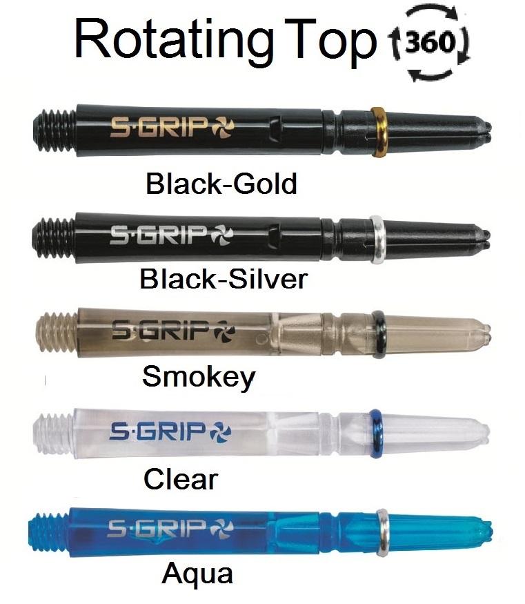 Dart Accessories Target Pro Grip Evo AL Dart Stems - Gold And Black Dart Accessories Target Pro Grip Evo AL Dart Stems - Gold And Black