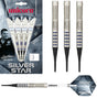 Gary Anderson Silver Star Style 2 80% Tungsten Soft Tip Darts by Unicorn