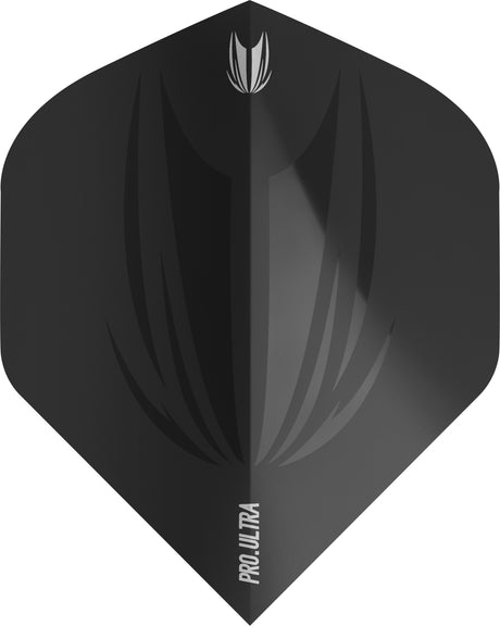 Id Pro.Ultra Black No2 Flight Dart Flights by Target main product image on a white background.
