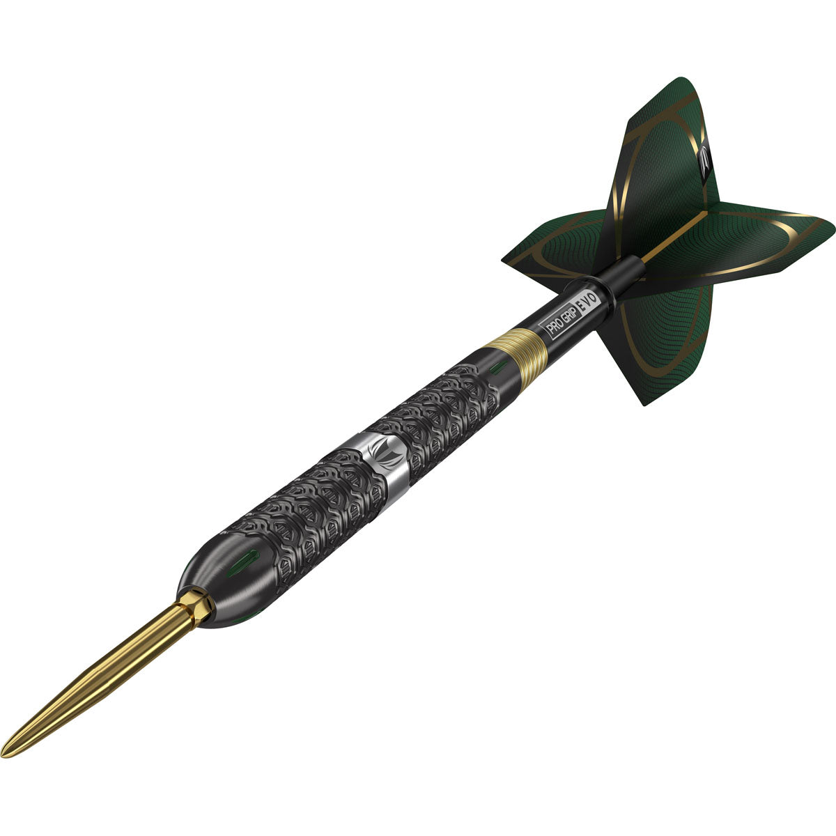 Cult SP02 Steel Tip Darts close up image highlighting the barrel grip texture and precision machining detail
