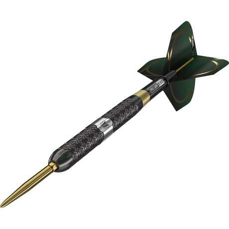 Cult SP03 Steel Tip Darts close up image highlighting the barrel grip texture and precision machining detail
