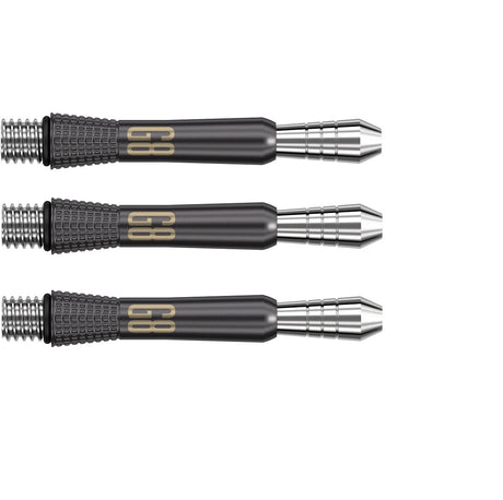 Phil Taylor Gen 8 Power Titanium Black Dart Stems Shafts Short length variant image