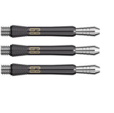 Phil Taylor Gen 8 Power Titanium Black Dart Stems Shafts Intermediate length variant image