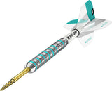 Rob Cross G2 Steel Tip Darts close up angle image highlighting the barrel grip and precision machining
