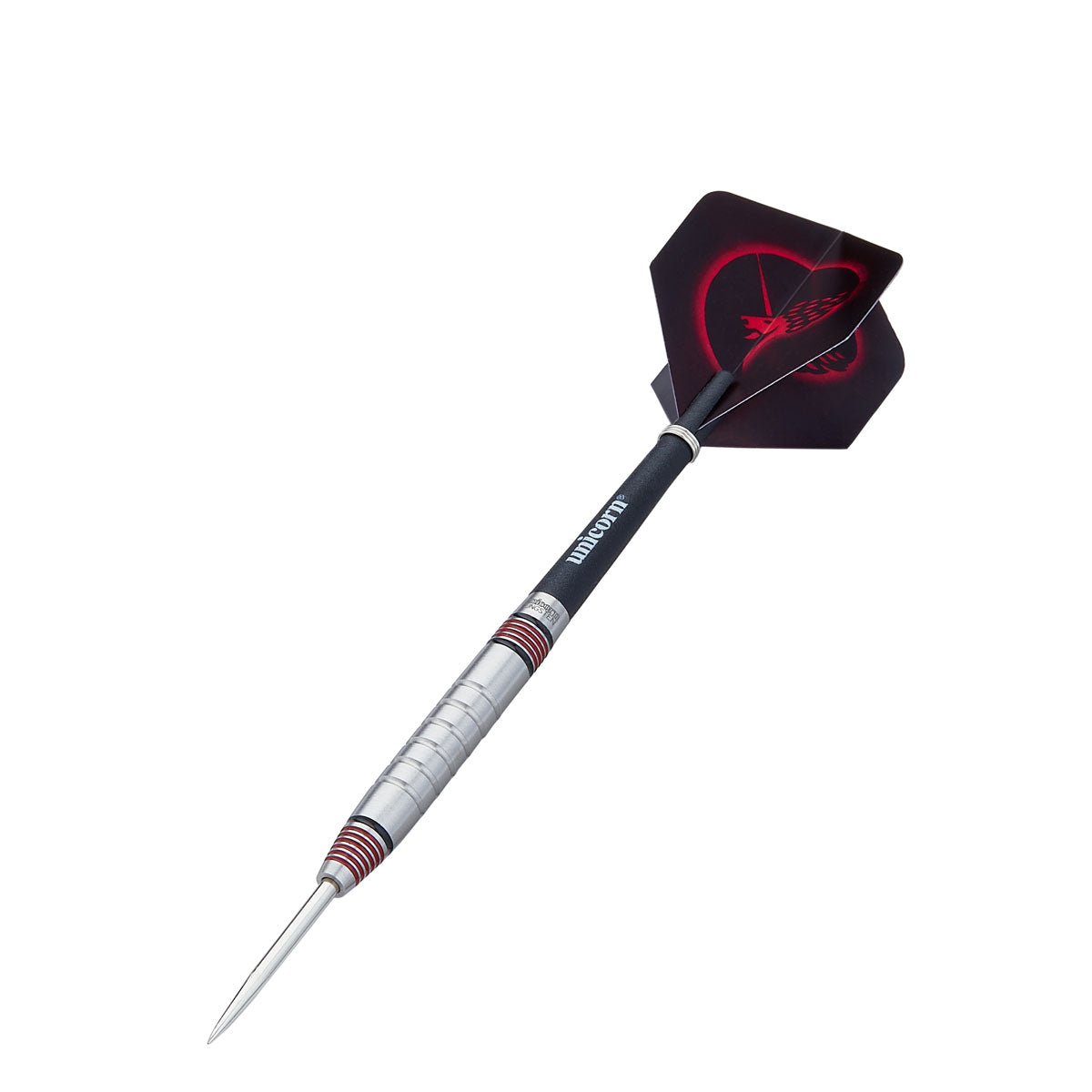 Core Plus Tungsten Style 2 Steel Tip Darts angled product image displaying the barrel profile, grip layout, and design features