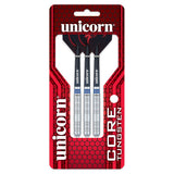 Core Tungsten Style 1 Steel Tip Darts main product image showing the darts, packaging, flights, shafts, and included accessories