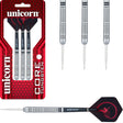 Core Tungsten Style 2 Steel Tip Darts main product image showing the darts, packaging, flights, shafts, and included accessories