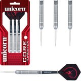 Core Tungsten Style 2 Steel Tip Darts main product image showing the darts, packaging, flights, shafts, and included accessories