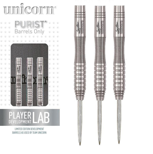 Gary Anderson Phase 2 Purist PDL Steel Tip Darts main product image showing the darts, packaging, flights, shafts, and included accessories