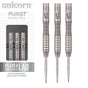 Gary Anderson Phase 2 Purist PDL Steel Tip Darts main product image showing the darts, packaging, flights, shafts, and included accessories