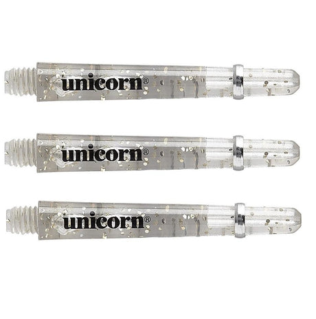 Unicorn Gripper 4 Elements Clear Dart Stems main product image showing the dart stems and retail packaging