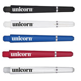Unicorn Gripper 4 Ring Grip Dart Stems Shafts main product image showing the dart stems and retail packaging