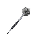 Noir Style 4 Steel Tip Darts angled product image displaying the barrel profile, grip layout, and design features