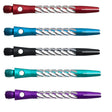 Unicorn Premier Aluminium Dart Stems Shafts main product image showing the dart stems and retail packaging