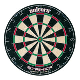 Unicorn Striker Dartboard main product image showing the dartboard and product contents