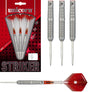 Striker Type 6 Steel Tip Darts main product image showing the darts, packaging, flights, shafts, and included accessories