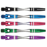 Unicorn Twist Aluminium Dart Stems Shafts main product image showing the dart stems and retail packaging