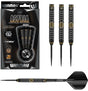 Aspria Dual Density Straight Barrel Steel Tip Darts main product image showing the darts, packaging, flights, shafts, and included accessories