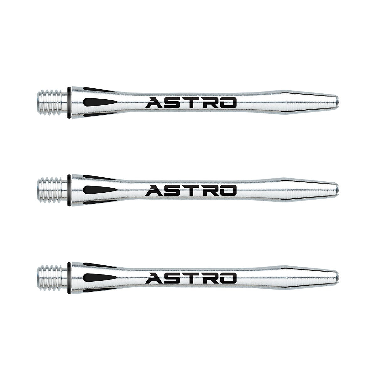 Astro Aluminium Dart Stem Black Medium length variant image