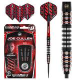 Joe Cullen Ignition Series Steel Tip Darts main product image showing the darts, packaging, flights, shafts, and included accessories