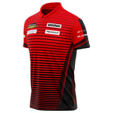 Joe Cullen Replica Dart Shirt by Winmau front view image showing the complete shirt design, colours, and sponsor branding