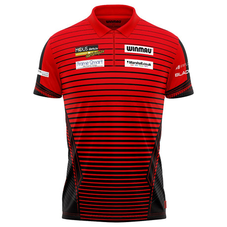 Joe Cullen Replica Dart Shirt by Winmau main product image showing the official player shirt design and branding