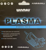 Winmau Plasma Replacement Power Pack main product image showing the replacement power pack and included contents